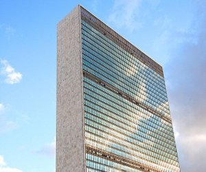 Das United Nations Gebäude in New York